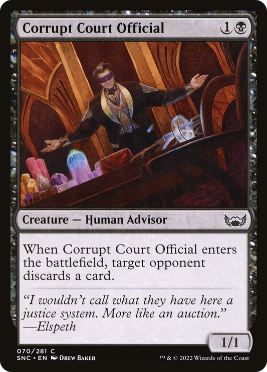 Corrupt Court Official (SNC-070) (Foil)