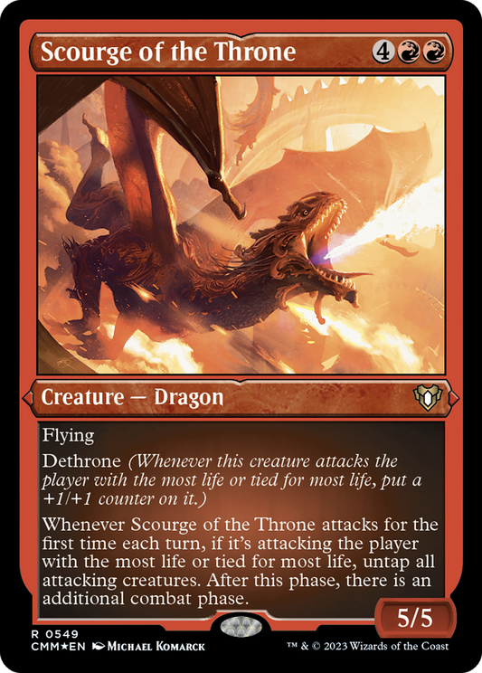 Scourge of the Throne (CMM-549) (Etched Foil)