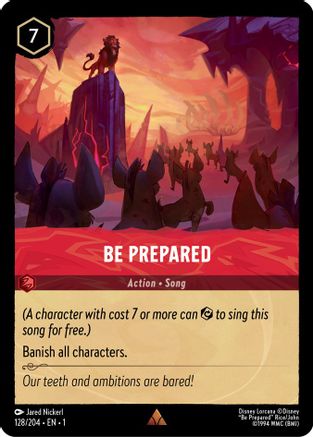 Be Prepared (1-128) (Cold Foil)