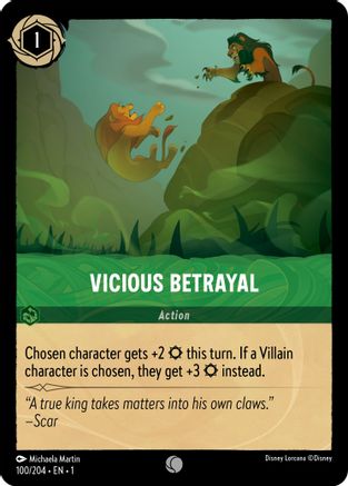 Vicious Betrayal (1-100) (Cold Foil)