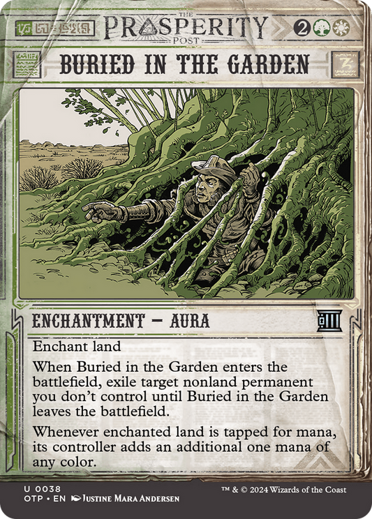 Buried in the Garden (OTP-038) (Showcase) (Borderless) (Foil)