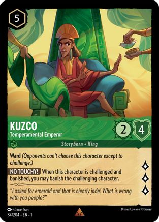 Kuzco - Temperamental Emperor (1-084) (Cold Foil)