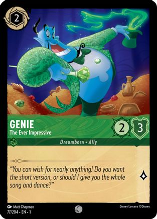 Genie - The Ever Impressive (1-077) (Cold Foil)