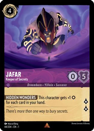 Jafar - Keeper of Secrets (1-044) (Cold Foil)
