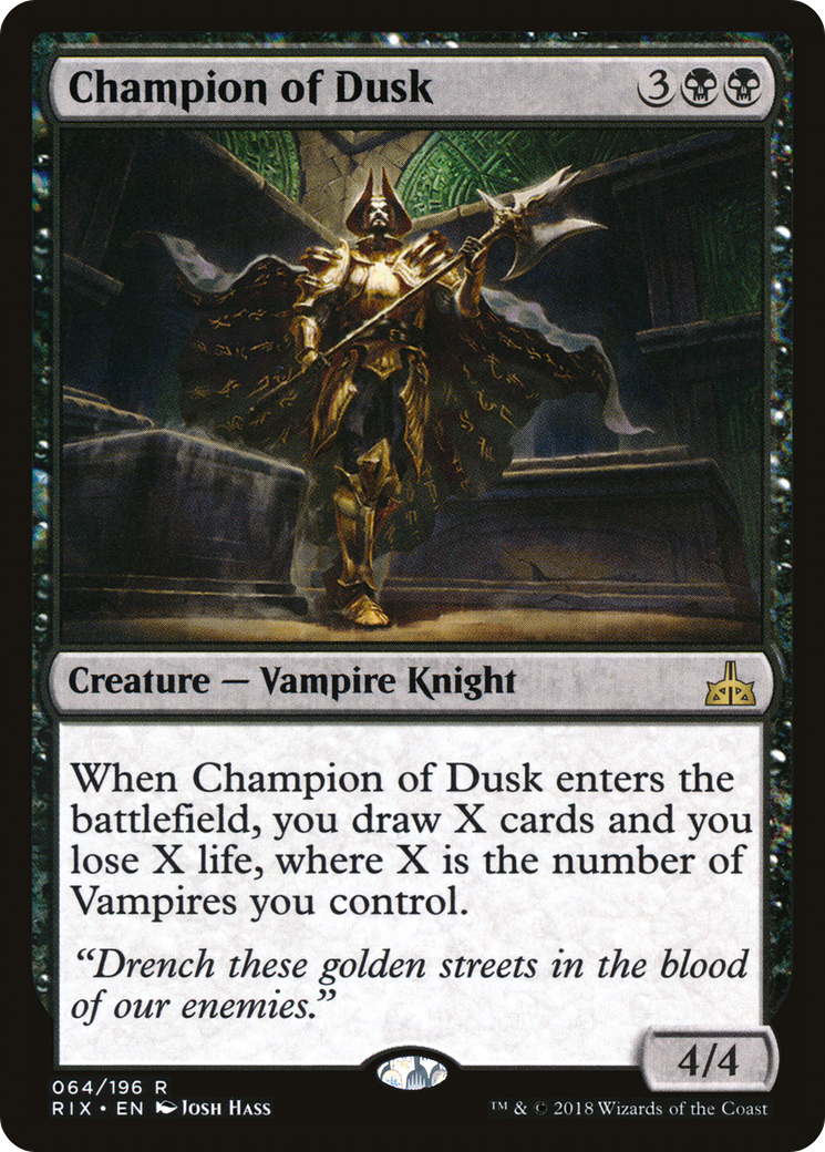 Champion of Dusk (RIX-064) (Foil)