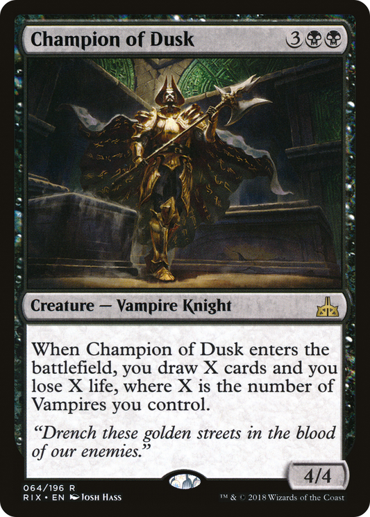 Champion of Dusk (RIX-064) (Foil)