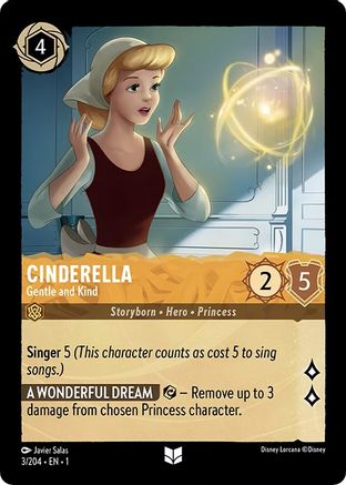 Cinderella - Gentle and Kind (1-003) (Cold Foil)