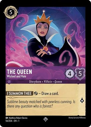 The Queen - Wicked and Vain (1-056) (Cold Foil)