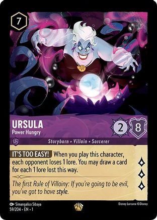Ursula - Power Hungry (1-059) (Cold Foil)