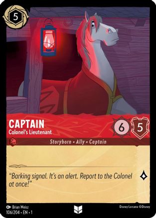 Captain - Colonel's Lieutenant (1-106) (Cold Foil)