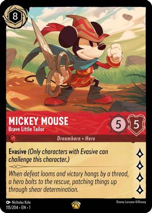 Mickey Mouse - Brave Little Tailor (1-115) (Cold Foil)