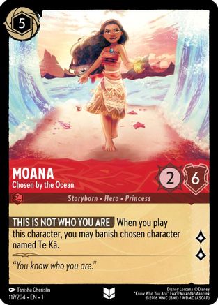 Moana - Chosen by the Ocean (1-117) (Cold Foil)
