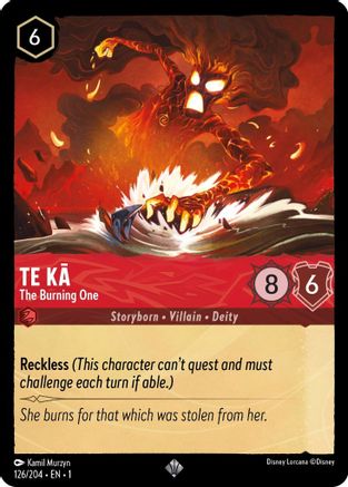 Te Ka - The Burning One (1-126) (Cold Foil)