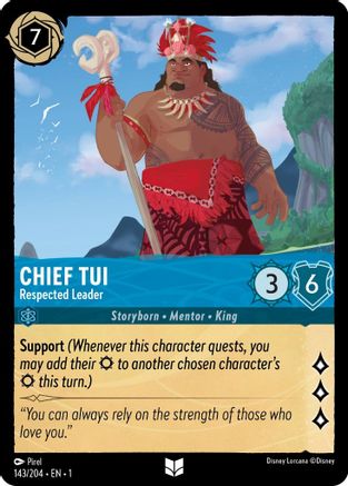 Chief Tui - Respected Leader (1-143) (Cold Foil)