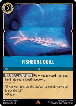 Fishbone Quill (1-168) (Cold Foil)