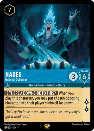 Hades - Infernal Schemer (1-147) (Cold Foil)