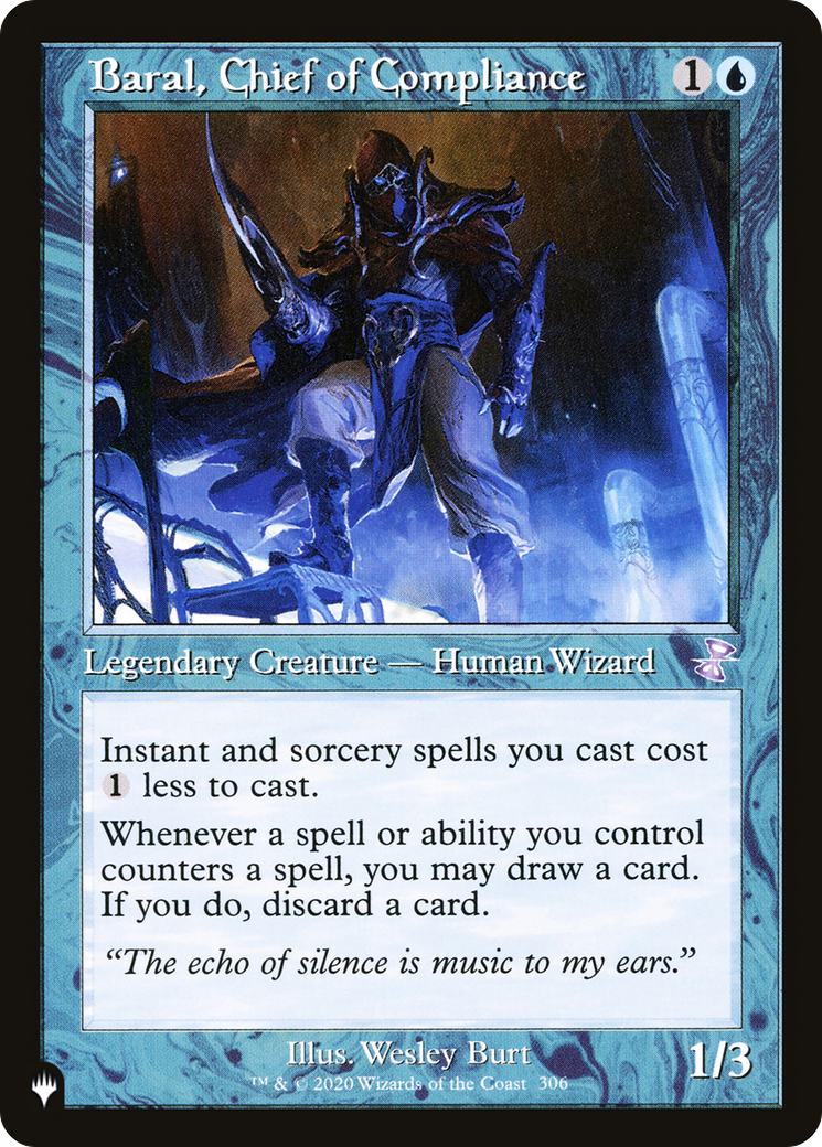 Baral, Chief of Compliance (LIST-TSR-306)