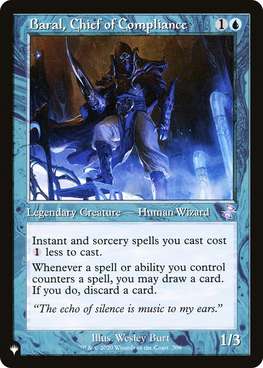 Baral, Chief of Compliance (LIST-TSR-306)