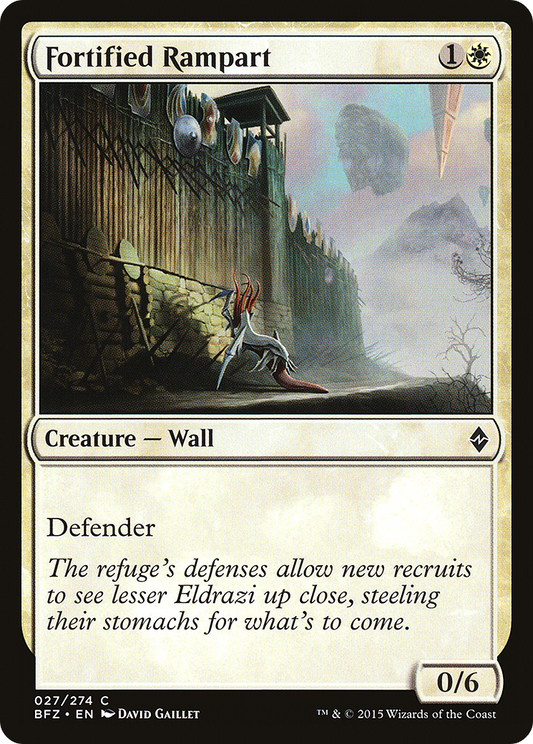 Fortified Rampart (BFZ-027)
