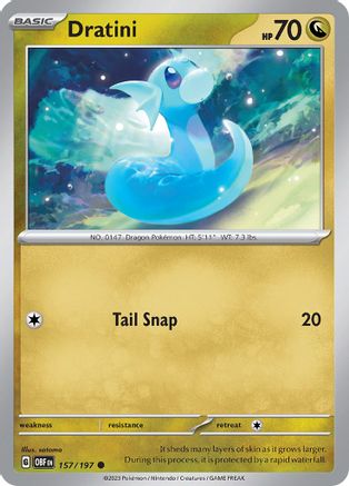 Dratini (OBF-157) (Reverse Holofoil)
