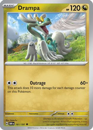 Drampa (OBF-161) (Reverse Holofoil)