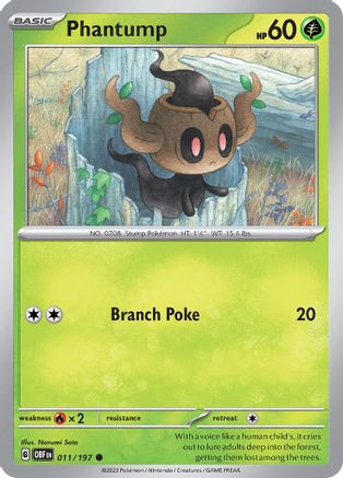 Phantump (OBF-011) (Reverse Holofoil)