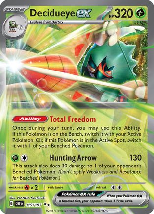 Decidueye ex (OBF-015) (Holofoil)