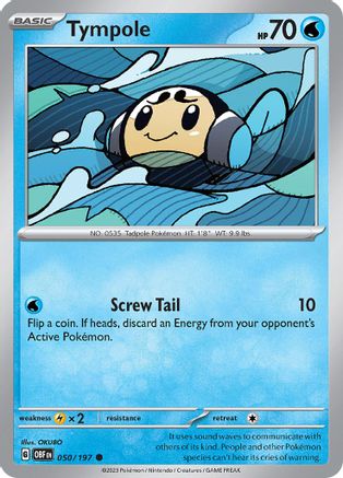 Tympole (OBF-050) (Reverse Holofoil)