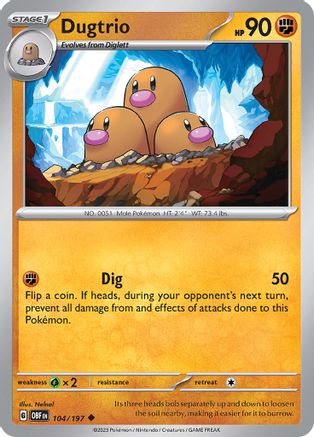 Dugtrio (OBF-104)