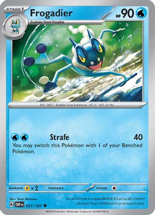 Frogadier (OBF-057) (Reverse Holofoil)