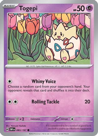 Togepi (OBF-083) (Reverse Holofoil)