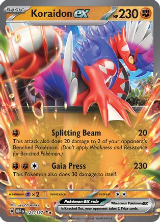 Koraidon ex (OBF-124) (Holofoil)