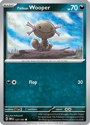 Paldean Wooper (OBF-127) (Reverse Holofoil)