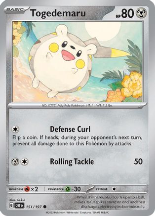 Togedemaru (OBF-151) (Reverse Holofoil)