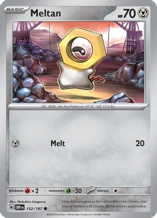 Meltan (OBF-152) (Reverse Holofoil)