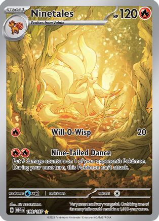 Ninetales -199/197 (OBF-199) (Holofoil)
