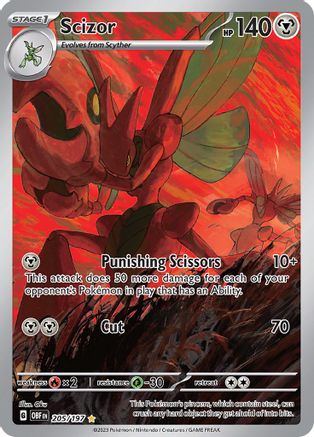 Scizor (OBF-205) (Holofoil)