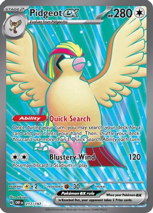 Pidgeot ex (OBF-217) (Holofoil)