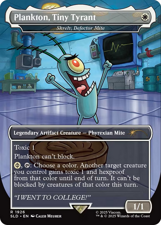 Plankton, Tiny Tyrant / Skrelv, Defector Mite (SLD-1926) (Borderless)