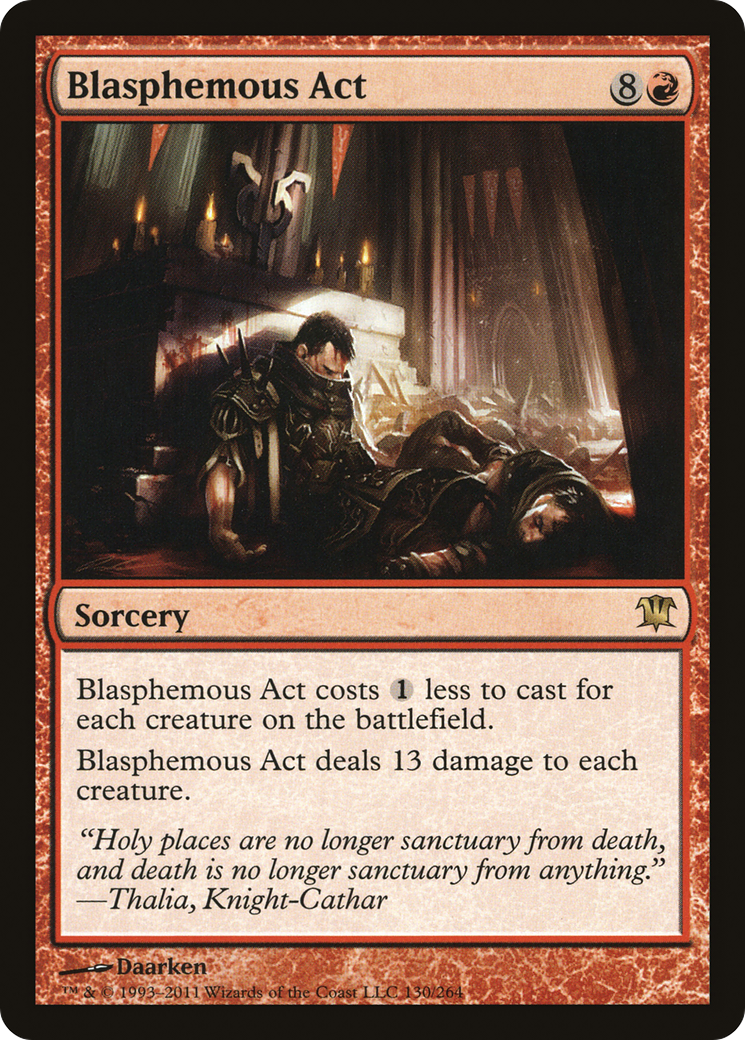 Blasphemous Act (ISD-130) (Foil)