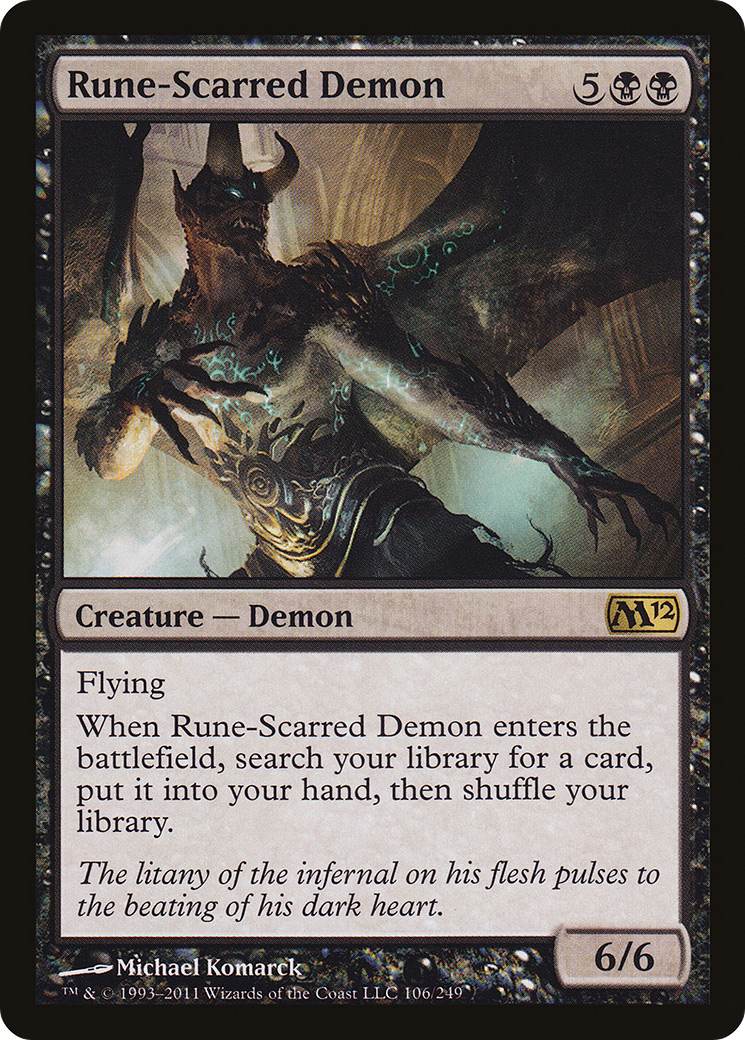 Rune-Scarred Demon (M12-106)