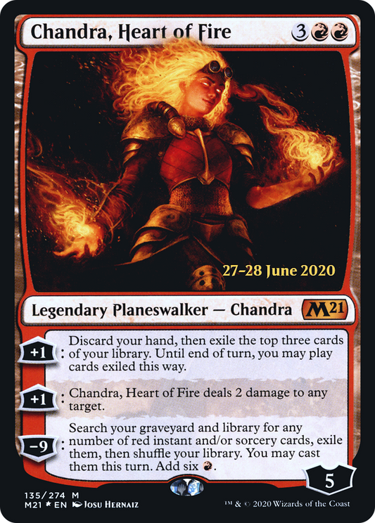 Chandra, Heart of Fire (PRE-135S) (Foil)