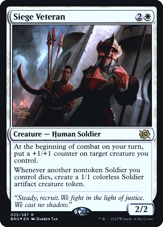 Siege Veteran (PRE-25S) (Foil)