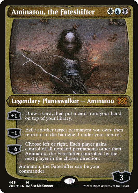 Aminatou, the Fateshifter (2X2-468) (Etched Foil)