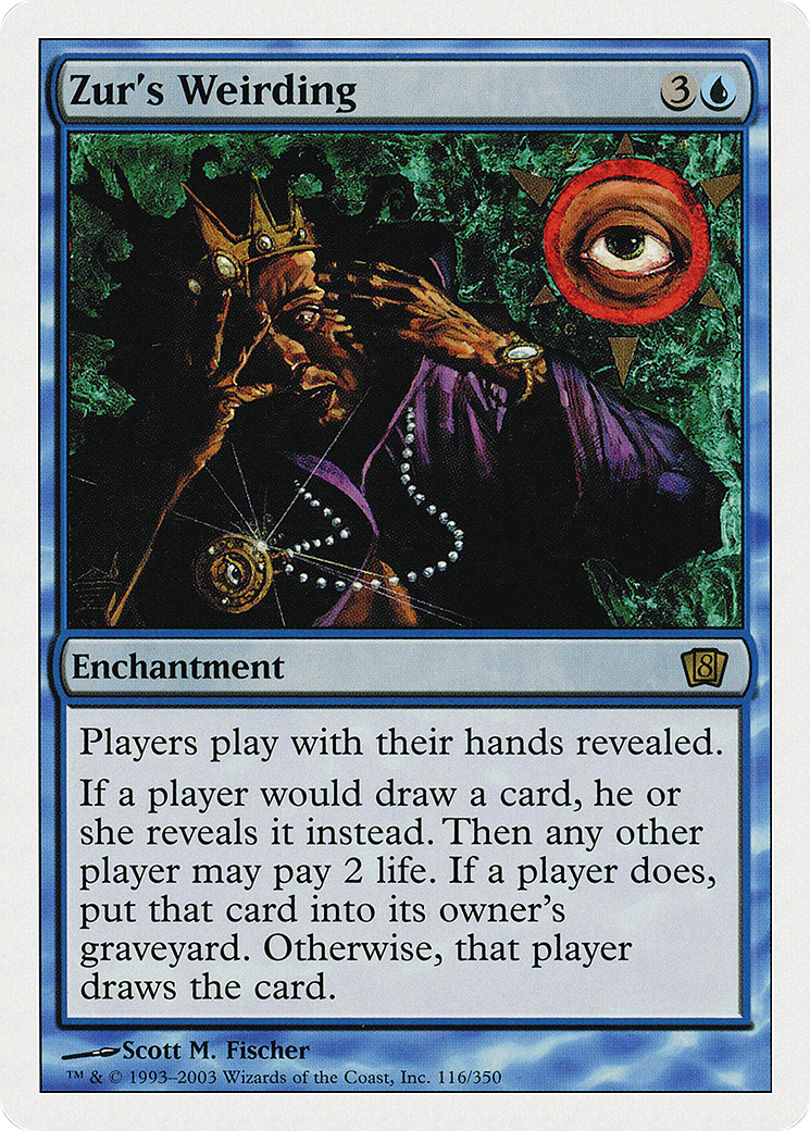 Zur's Weirding (8ED-116) (Foil)