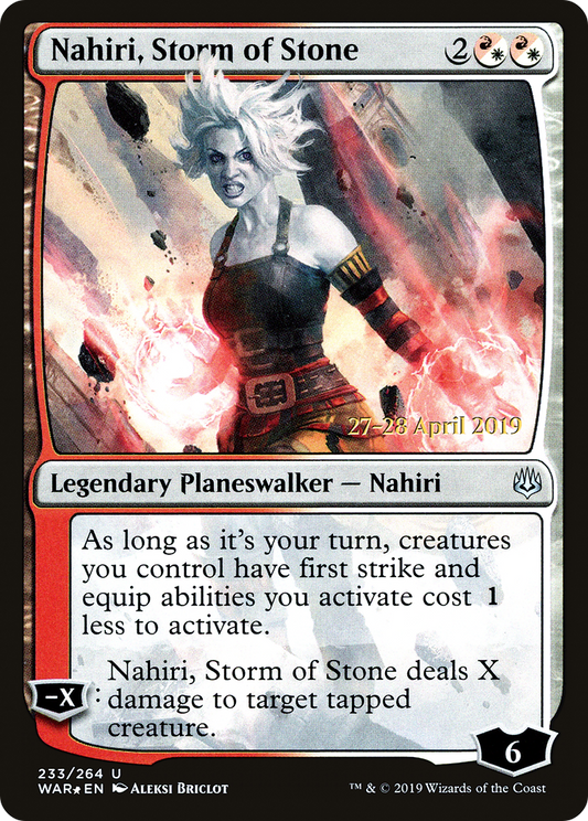 Nahiri, Storm of Stone (PRE-233S) (Foil)