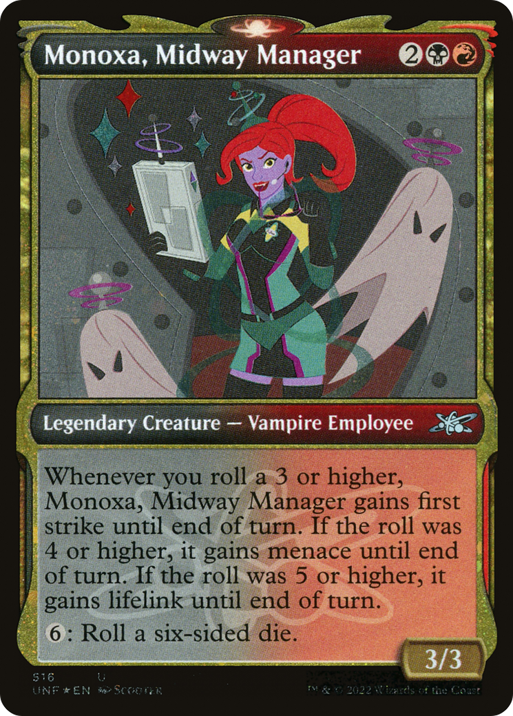 Monoxa, Midway Manager (UNF-516) (Showcase) (Galaxy Foil)