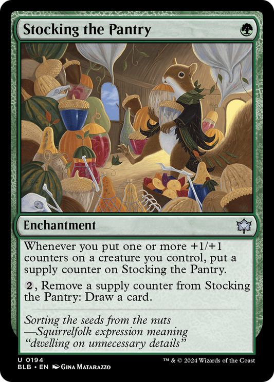 Stocking the Pantry (BLB-194)