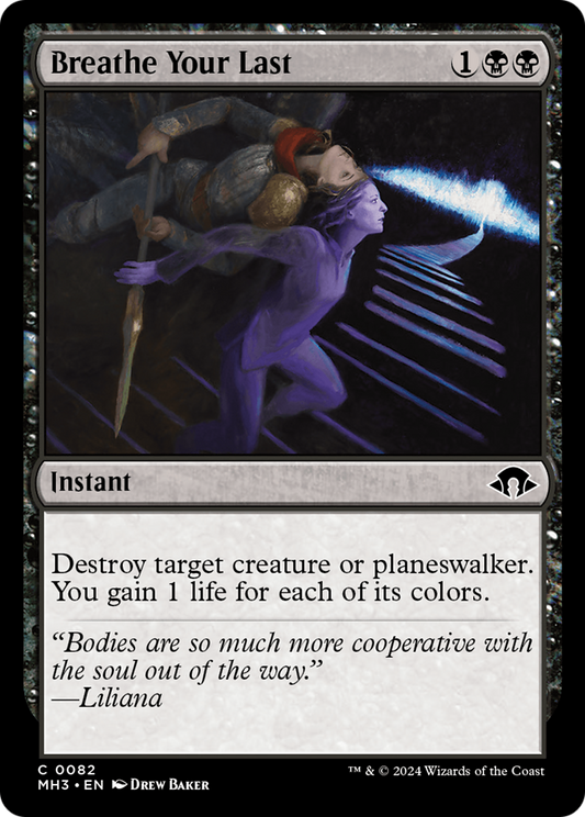 Breathe Your Last (MH3-082) (Foil)