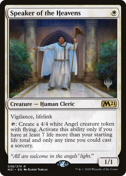 Speaker of the Heavens (PPM21-38P)